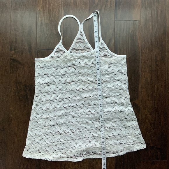 PINK VICTORIA'S SECRET Cover-up Racerback in White. Size S. - Picture 4 of 5